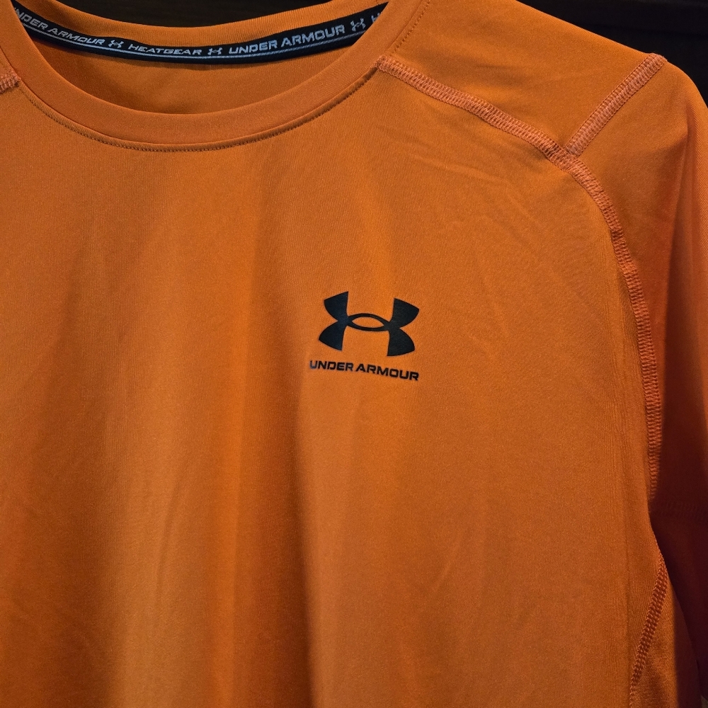 Under Armour Orange Short Sleeve Tee - Picture 3 of 16